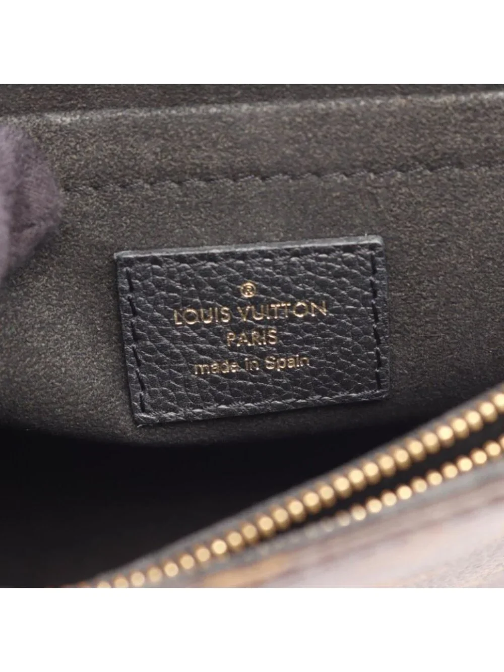 Louis Vuitton Shoulder Bag Sun Placido Monogram Noir Canvas Leather
